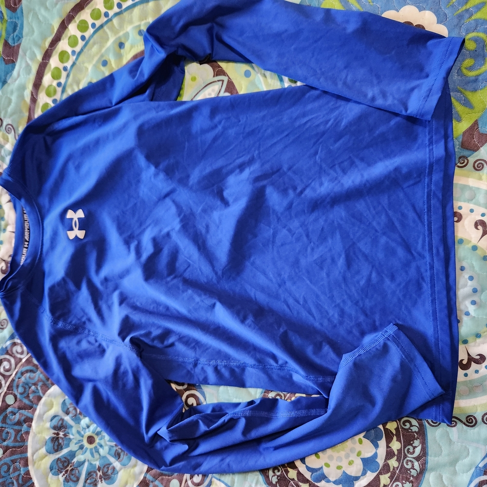 Under Armour Royal Blue Performance Top - Picture 3 of 8